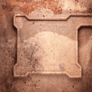 Old metal background N853