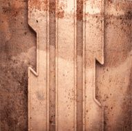 Old metal background N890