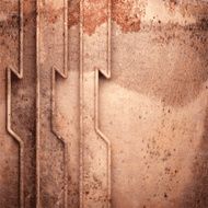 Old metal background N893