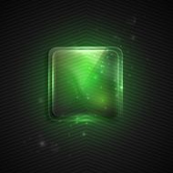 abstract background with a transparent glass banner N2