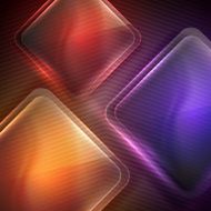 abstract background with transparent glass squares