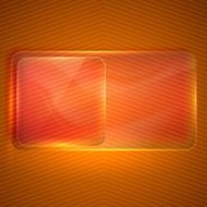 abstract background with a transparent glass banner N4