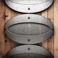 metal and wood background N163