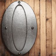 metal and wood background N164