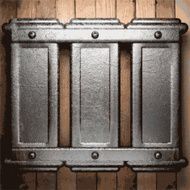 metal and wood background N172
