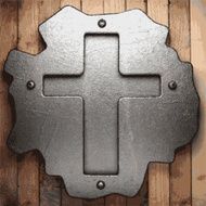 metal and wood background N176