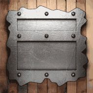 metal and wood background N178