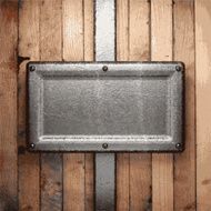 metal and wood background N183