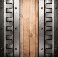metal and wood background N189