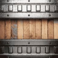 metal and wood background N190