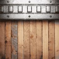 metal and wood background N191