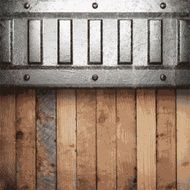metal and wood background N192