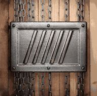 metal and wood background N194