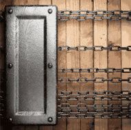 metal and wood background N199