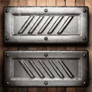metal and wood background N203