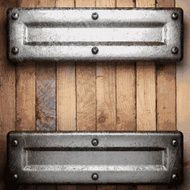 metal and wood background N205