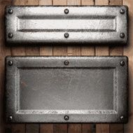 metal and wood background N206