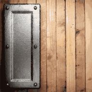 metal and wood background N207