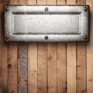 metal and wood background N210