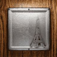 metal and wood background N213