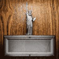 metal and wood background N217