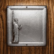metal and wood background N220