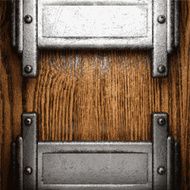 metal and wood background N228
