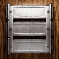 metal and wood background N231