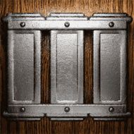 metal and wood background N232