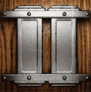 metal and wood background N233