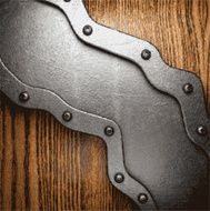 metal and wood background N238