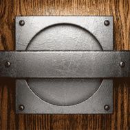metal and wood background N245
