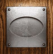 metal and wood background N247