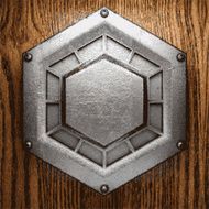 metal and wood background N254