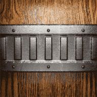 metal and wood background N256