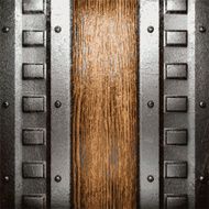 metal and wood background N257