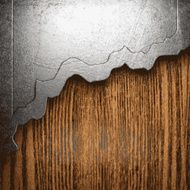 metal and wood background N261