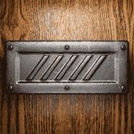 metal and wood background N271