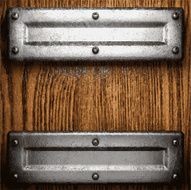 metal and wood background N272