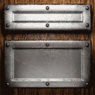 metal and wood background N273
