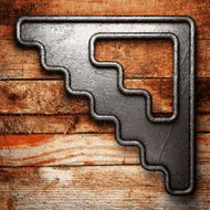 metal and wood background N281