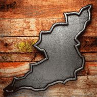 metal and wood background N283