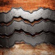 metal and wood background N284