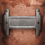 Old metal background N909