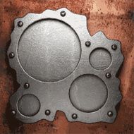 Old metal background N913