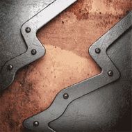 Old metal background N923