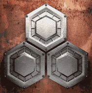Old metal background N932