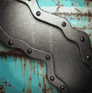 Old metal background N958