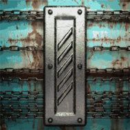 Old metal background N965