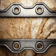 metal and stone background N210